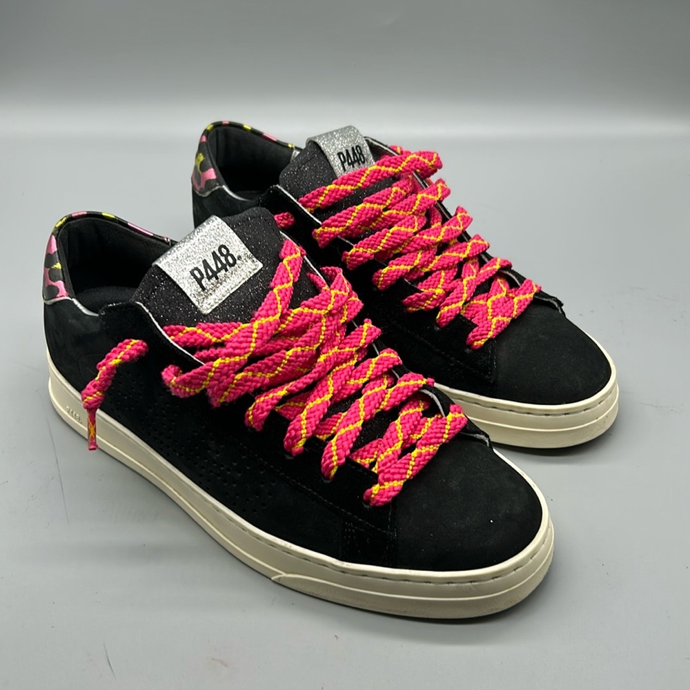 P448 Jack black leopard sneaker!
